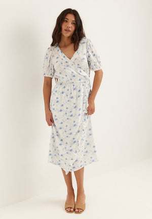Wrap Frill Dress
