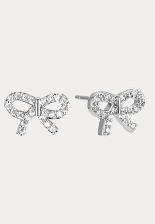 Crystal Bow Earring