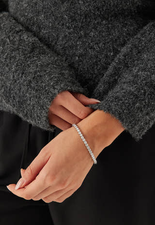 Elastic Tennis Bracelet Crystal