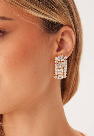 Sky Crystal Earring Gold