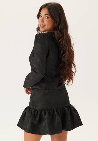 Jacquard Short Flounce Skirt