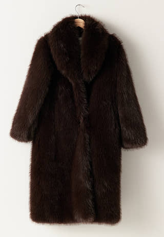 Long Faux Fur Coat