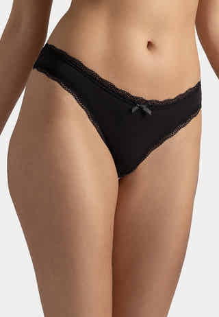 Essential Cotton Thong 5-pack