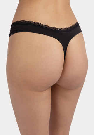 Essential Cotton Thong 5-pack