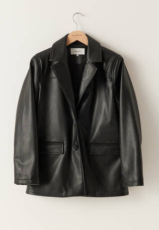 PU Blazer Jacket