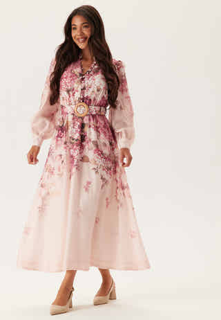 Peyton Trim Detail Midi Dress