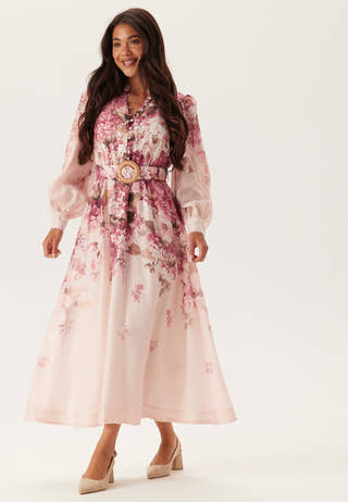 Peyton Trim Detail Midi Dress