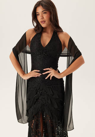 Tommy Halter Neck Lace Maxi