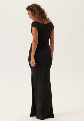 Bardot Pleat Maxi Dress