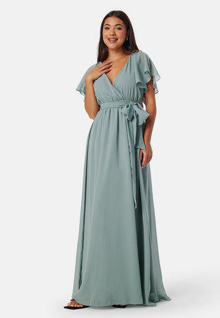 Flutter Chiffon Maxi Dress