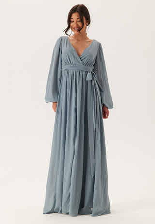 Long Sleeve Chiffon Dress