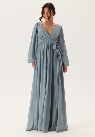 goddiva-long-sleeve-chiffon-dress-green_2