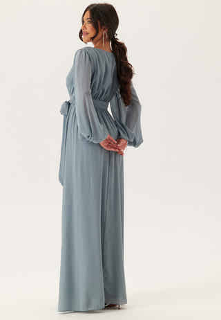 Long Sleeve Chiffon Dress