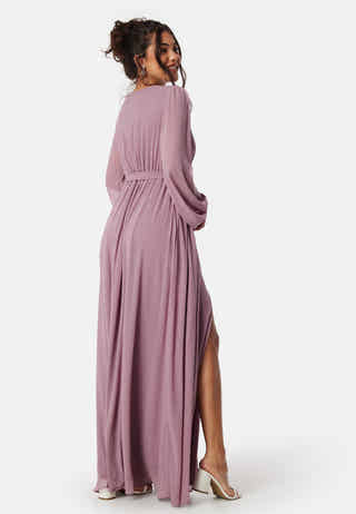 Long Sleeve Chiffon Dress