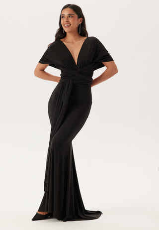 Multi Tie Fishtail Maxi Dress