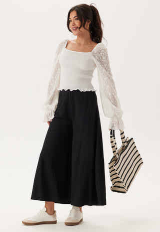 Ankle Soft Wide Leg Pants