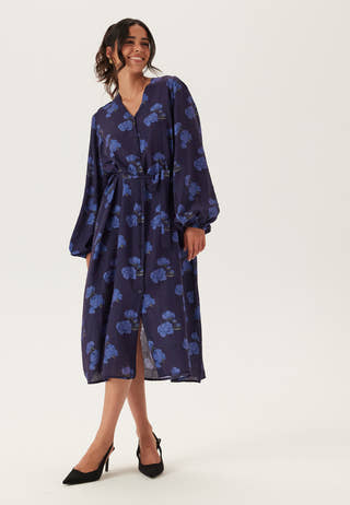 Balloon Sleeve Dress