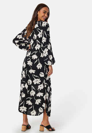 V-neck Raglan Viscose Dress