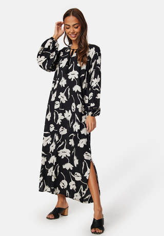 V-neck Raglan Viscose Dress