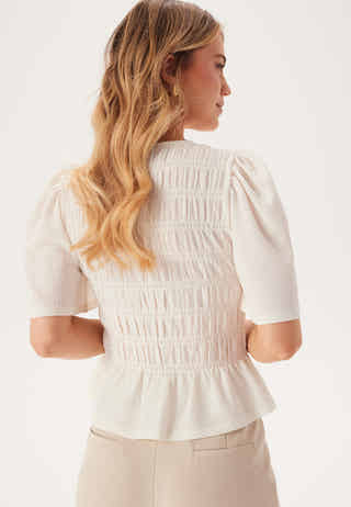 Butterfly Sleeve Smock Top