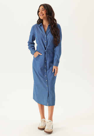 Denim Shirt Dress