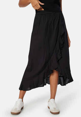 Front Wrap Viscose Skirt