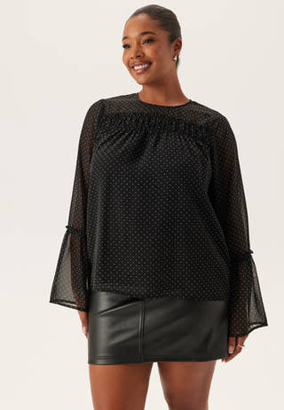 Flounce Sleeve Blouse