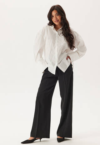 High Waist Wide Suit Pants