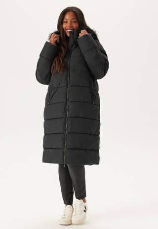 Hooded Padded Long Jacket