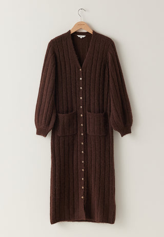 Knitted Cardigan Dress