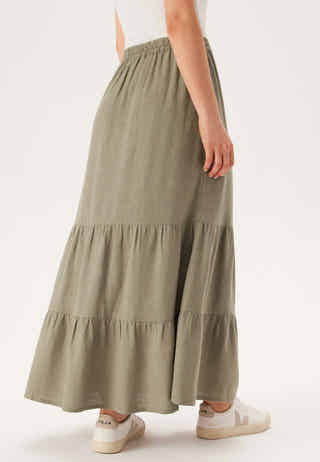 Linen Maxi Skirt