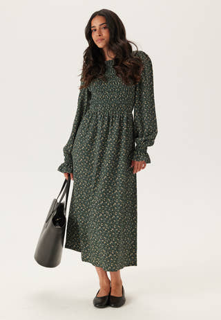 Long Sleeve Smock Dress