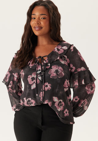 Mesh Frill Top