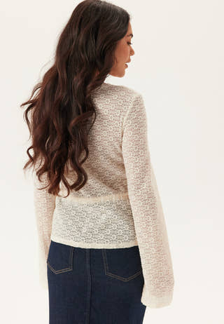 Peplum Lace Cardigan
