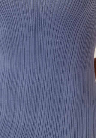 Rib Sculpted Knitted Dress