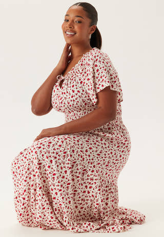 Smock Maxi Viscose Dress