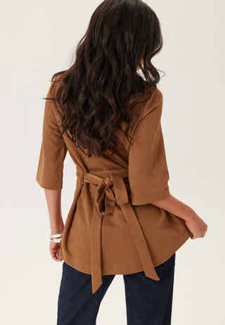 Faux Suede Shirt