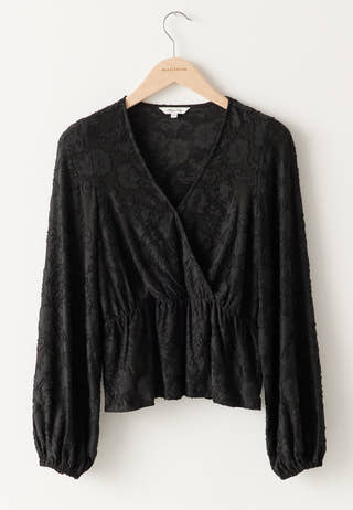 Structure Floral Top