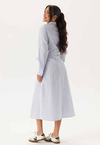 Tie Detail Cotton Shirt Dress