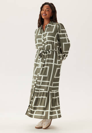 Viscose Long Sleeve Dress