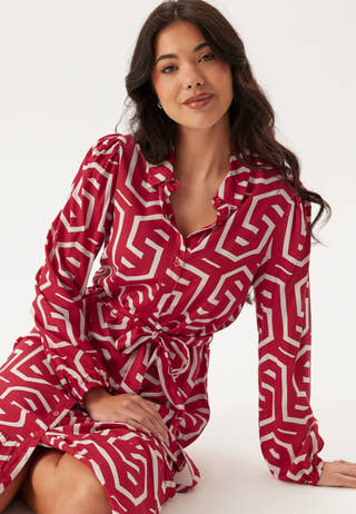 Viscose Long Sleeve Dress