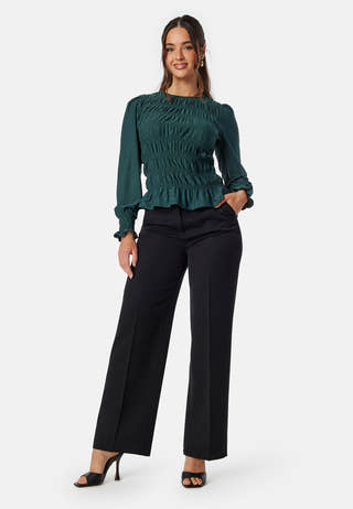 Long Sleeve Smock Top