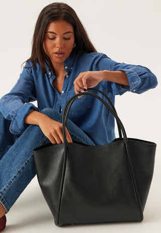 Florence XL Leather Shopping Bag
