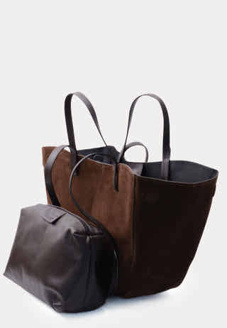 Nola XL Suede Handbag
