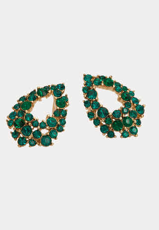 Petite Alice Earrings - Emerald
