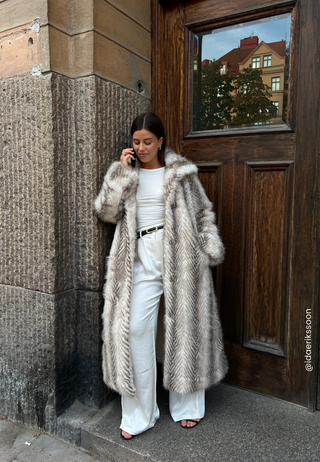 Long Faux Fur Coat