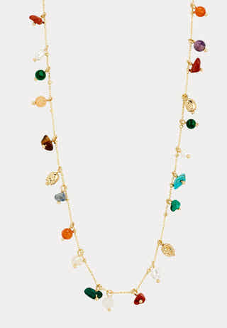 Between Necklace Gold-plated