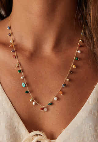 Between Necklace Gold-plated