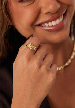 Blossom Organic Shaped Ring Go