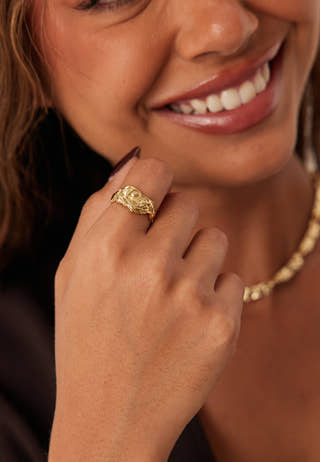 Blossom Organic Shaped Ring Go